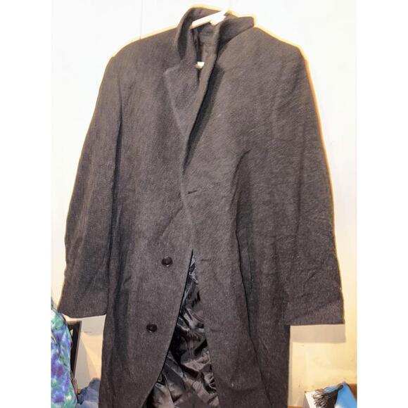 Pronto Uomo Gray Wool Winter Top/Over Coat Jacket Men’s 44R - Picture 1 of 3
